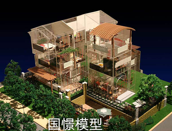 嘉鱼县建筑模型